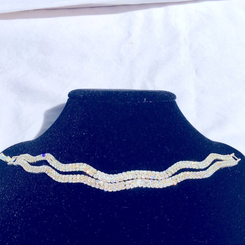 Bracelet Rhinestone wave high quality Rhin… - Picture 2 of 8